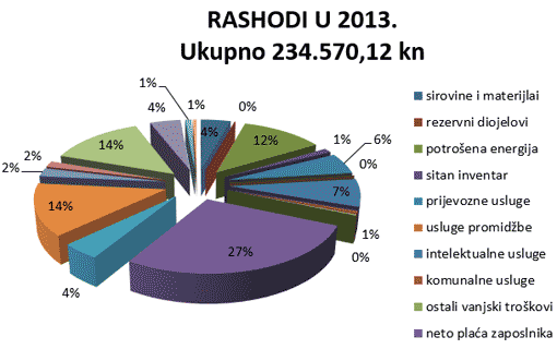 Rashodi udruge ADHD I JA za 2013. godinu